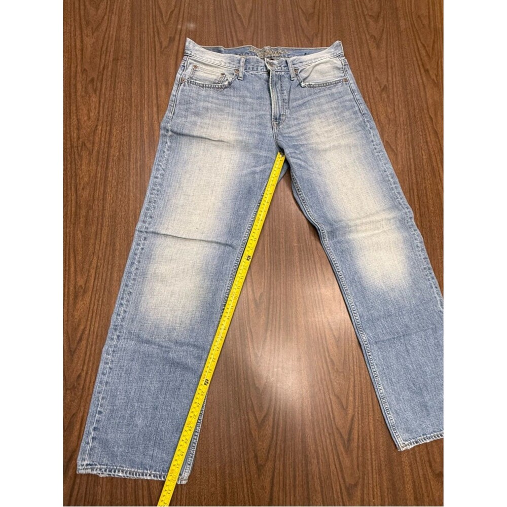 American Eagle Outfitters Men’s Light Wash Relaxed Jeans Size 34” x 34” - Picture 13 of 16